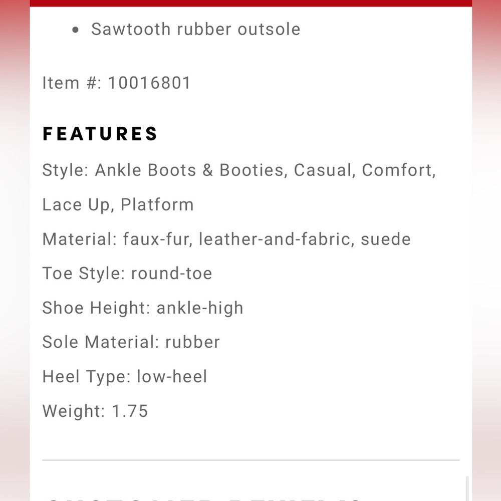 Nwt Toms hiking boot - Picture 8 of 9